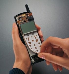 Handy Tastatur von Innen
