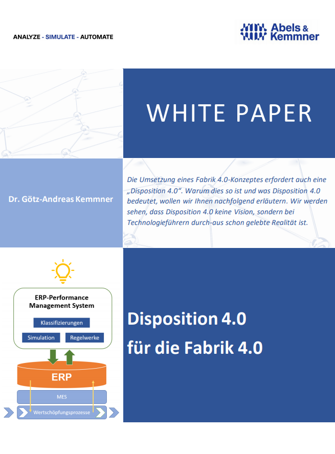 White Paper Disposition 4.0, Industrie 4.0 | Abels & Kemmner